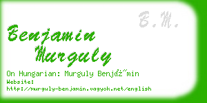 benjamin murguly business card